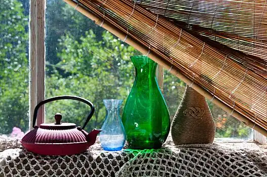 静物,花瓶,窗台