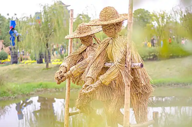 稻草人图片_稻草人高清图片_全景视觉