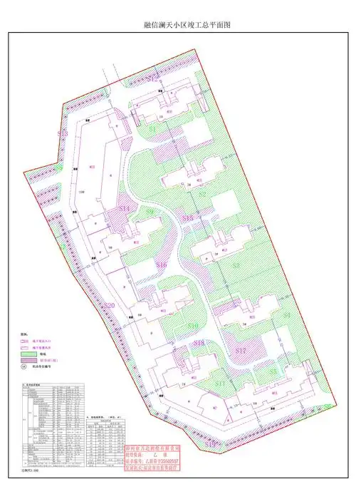 竣工测量总平面图