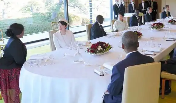 22岁日本爱子公主挑大梁了跟着父母出席国宴好惊艳雅子穿和服