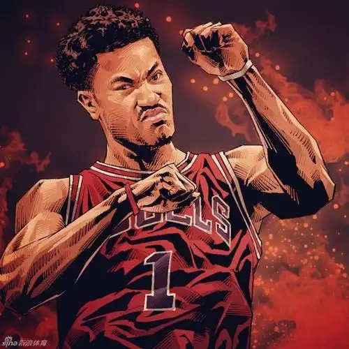 比赛进行到第二节中段,公牛当家控卫德里克-罗斯完成了一记突破后的