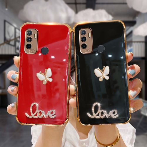 oppoa32时尚电镀超薄0pp0a32女款奶奶poop软胶oqqoa32手机保护套