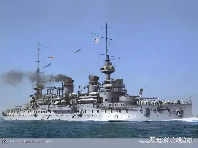 法国的菱形布置主炮,还影响了英国铁甲巡洋舰蛮横级以及一些外贸军舰