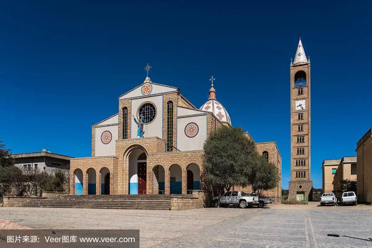 位于非洲埃塞俄比亚的阿迪格拉特大教堂
