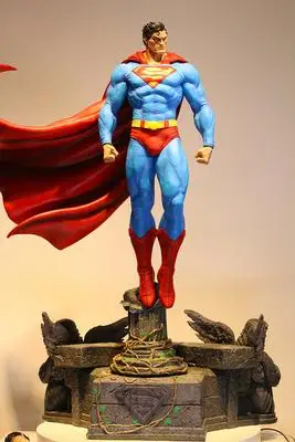 herobox订制漫威dc手办supermanhush超人摆件盲盒雕塑