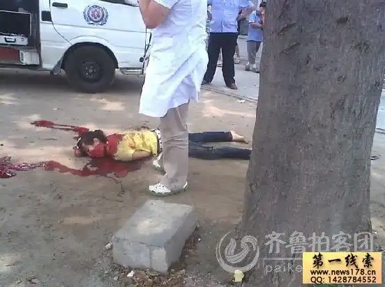 山东曲阜孔林门口女子被斩首恐怖现场被拍下有图有真相胆小勿入