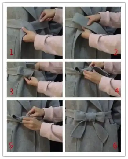 大衣的蝴蝶结打法有哪些呢怎么打蝴蝶结好看