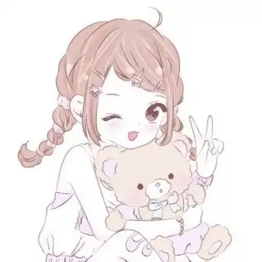 qq头像可爱动漫小女孩高清好看的可爱动漫小女孩头像图片