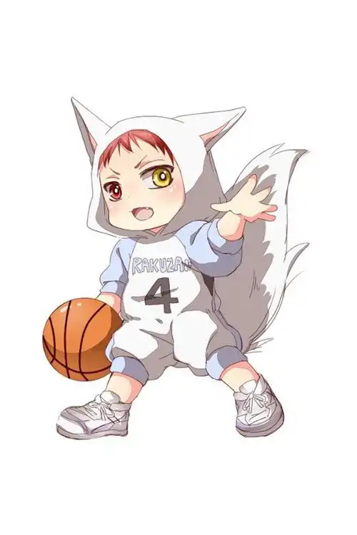 黑子的篮球q版卡通手机壁纸