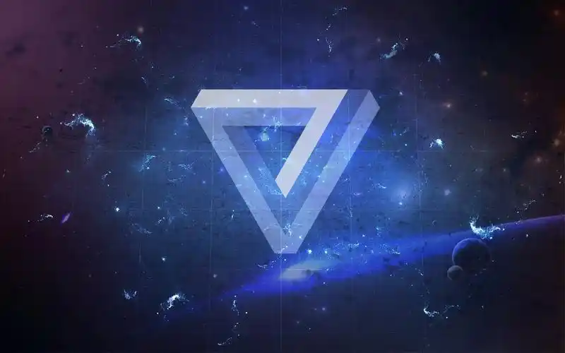 三角形蓝色抽象高清高清原图查看