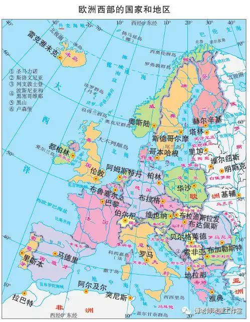 附欧洲各国地形图,欧洲地理概况! - 英国地图简图 - 实验室设备网