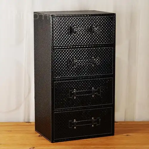 辉航钻石纹皮现代储物柜dsicgl4