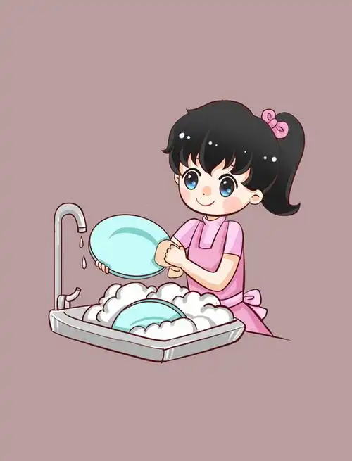 擦扫卫生做家务洗餐具