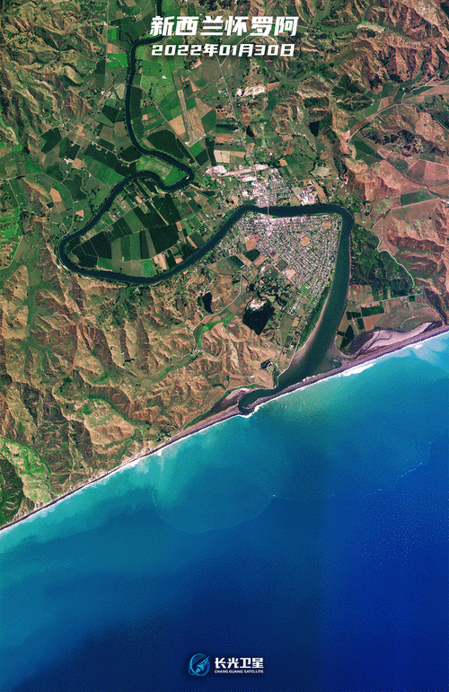 【卫星目击】飓风侵袭后的新西兰