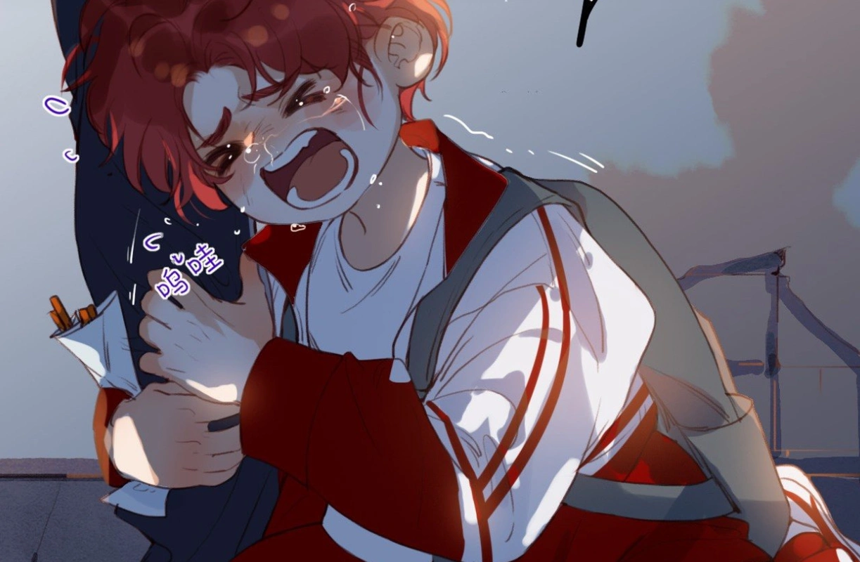 《不健全关系》漫画,雨总吃辣条,终于"下凡"了!