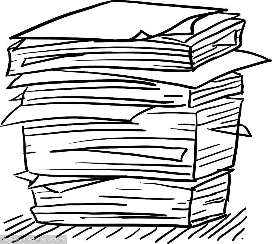 涂鸦纸堆积压力