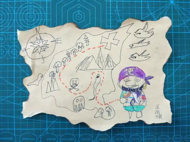 漫画班第14轮作品《海盗的藏宝图》