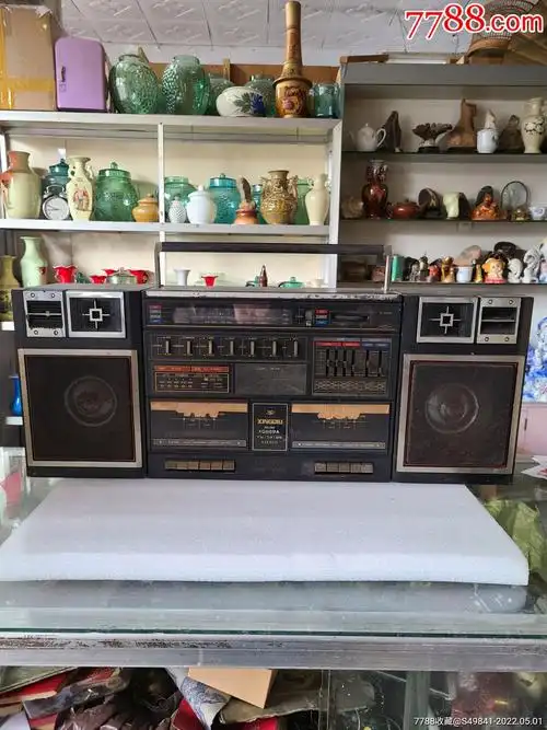 80年代星球牌双卡老录音机收录机
