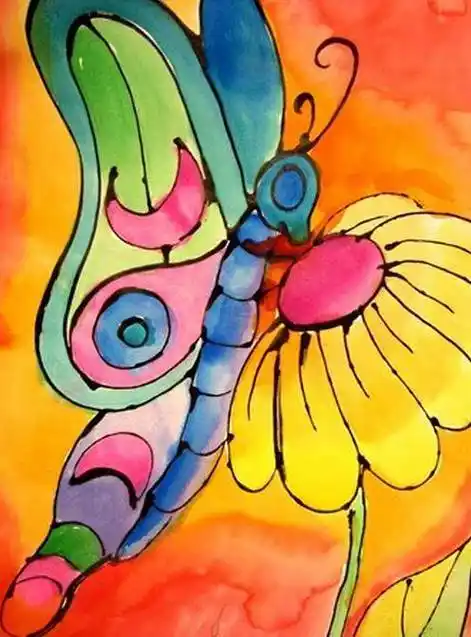 蝴蝶的水彩画水彩蝴蝶怎么画