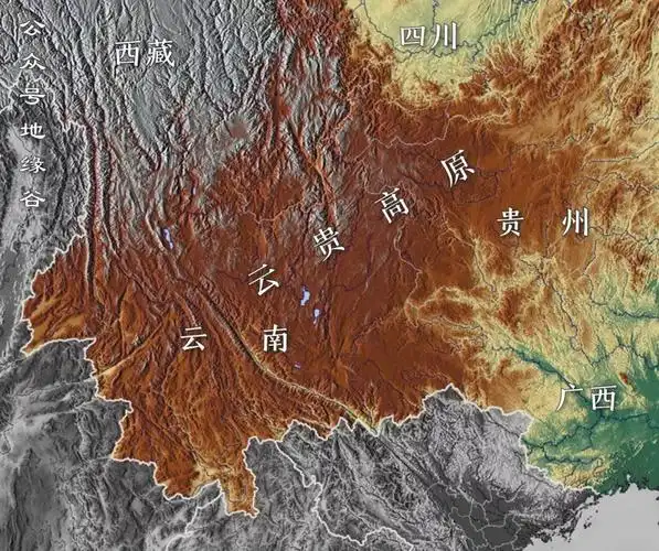 广袤而厚实的云贵高原,大部分地区的海拔在1000米以上,但是,云贵高原
