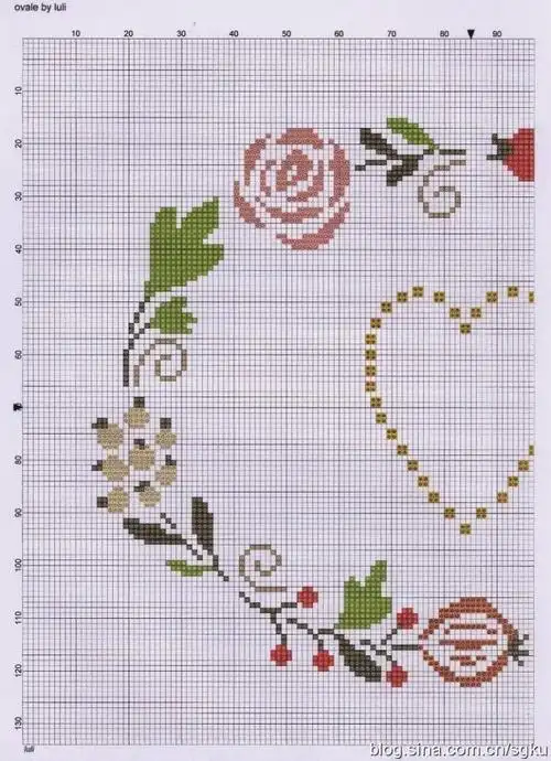 [转载]百张文艺小清新刺绣十字绣图纸|编织博客