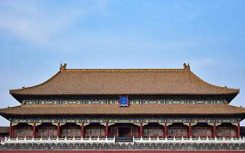 北京故宫正面摄影图