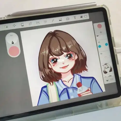 华为平板手绘鸭风临摹166