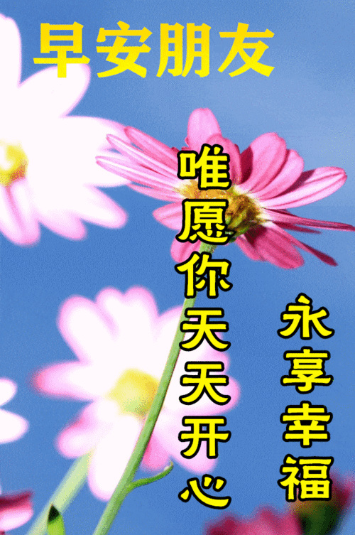 最漂亮早上好动态表情图片大全早晨好动图美图大全