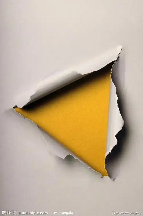 被撕开的纸张图片