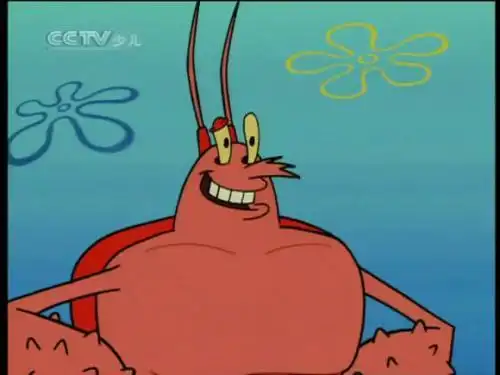 海绵宝宝虾霸简笔画