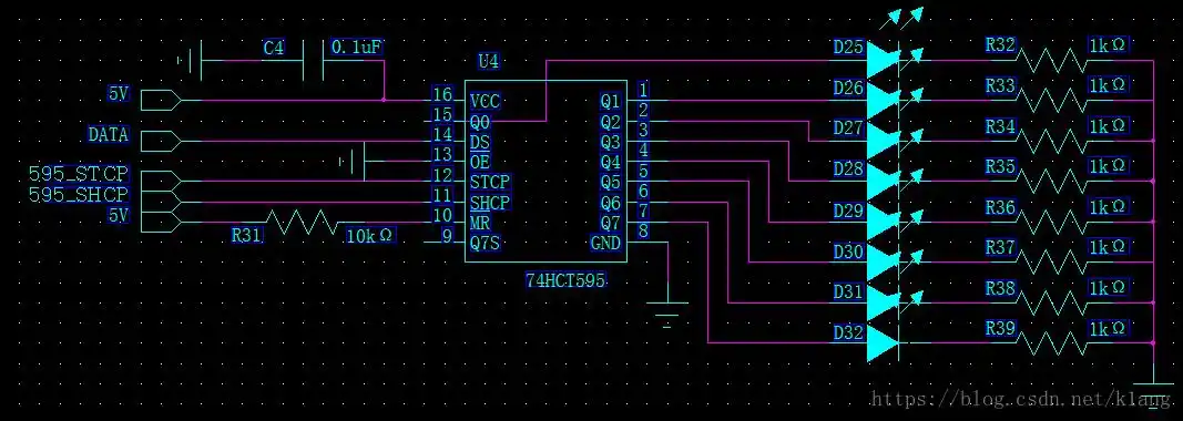 74hc595级联电路篇(二)
