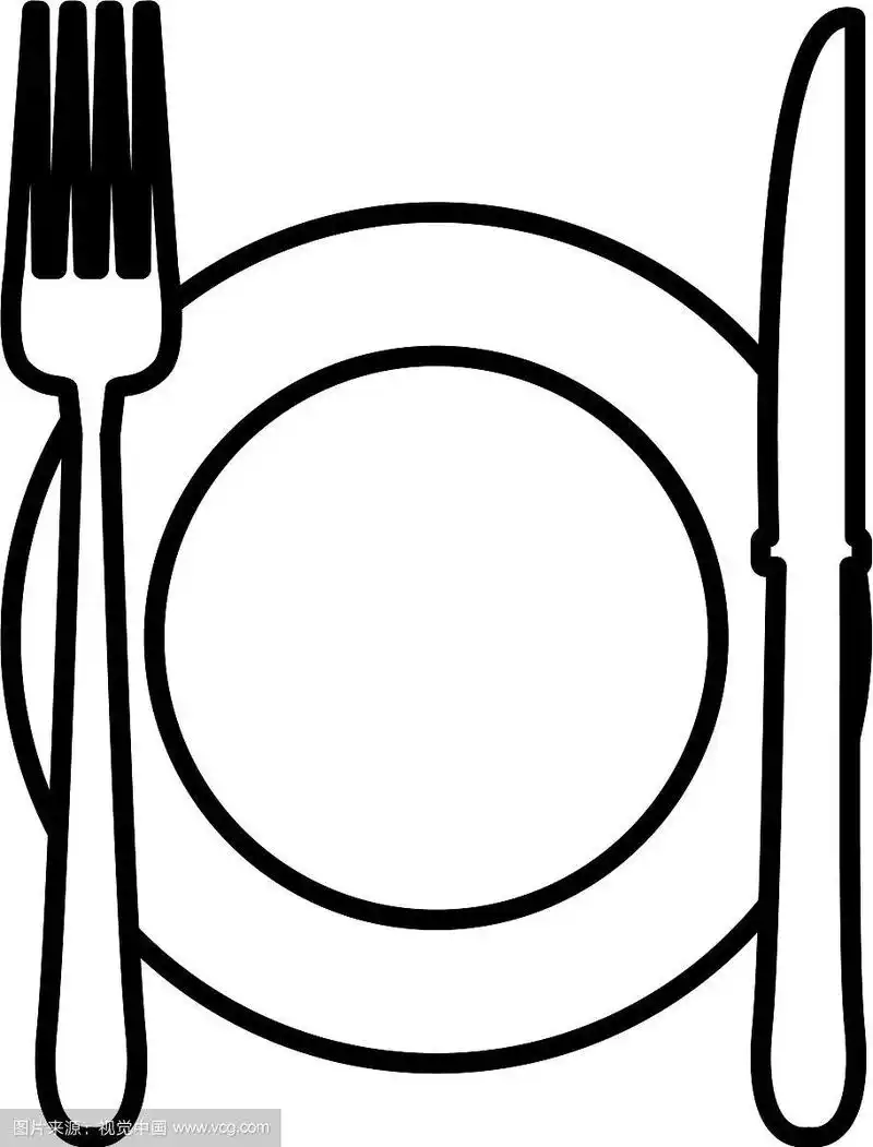 盘子和餐具