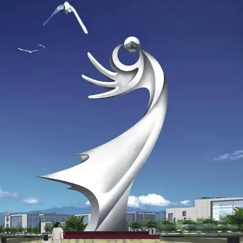 不锈钢雕塑 城市标志景观 校园景观雕塑