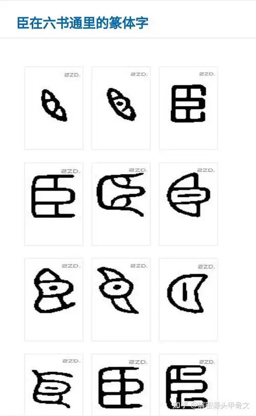 不同的是臣字用竖目的结构其实为了表示耳朵的感知模式——即内观慧观