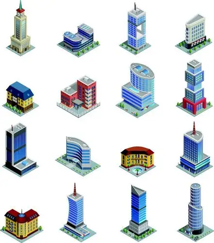 卡通城市楼房漫画图片平面广告素材免费下载(图片编号:8618636)-六