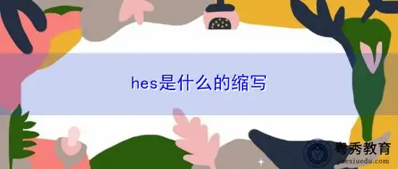 hes是什么的缩写