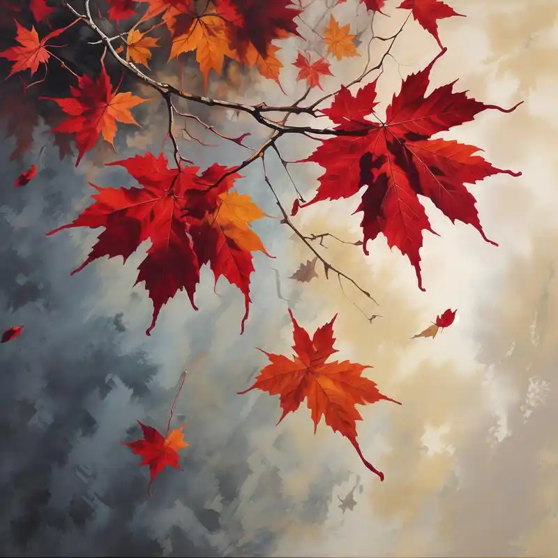 93秋天风景油画头像96