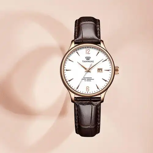 天王表女士手表正品自动机械表时尚女表5844