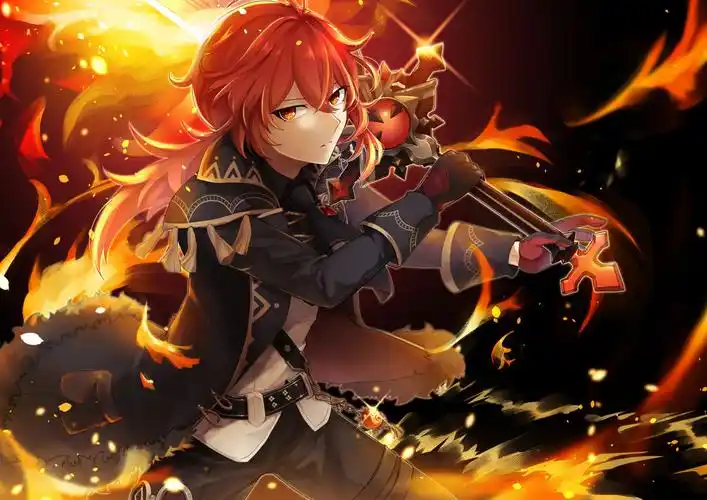 p站美图原神迪卢克