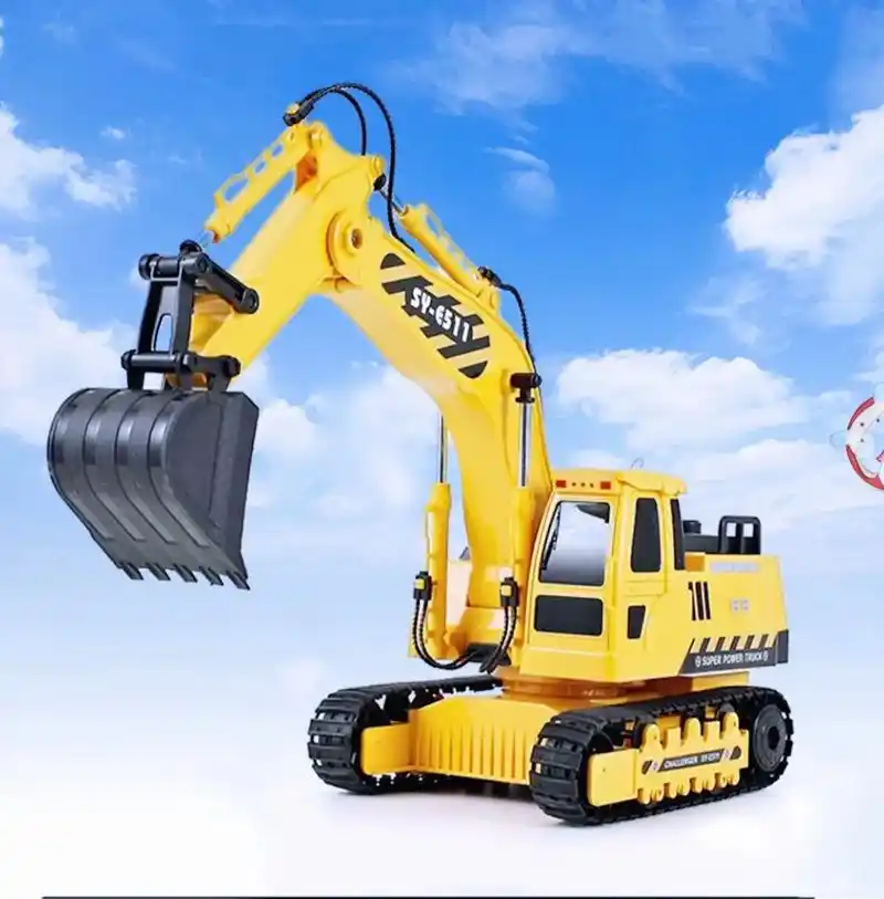 挖掘机视频#遥控车 #模型车 #挖掘机 #工程车玩具 #玩具 - 抖音