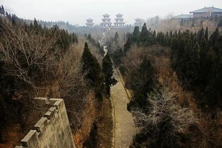 古道西风函谷关紫气东来拜老聃隆冬豫晋游之五