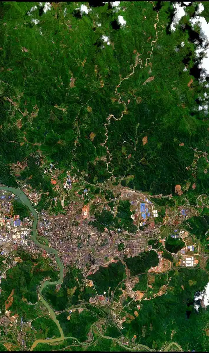 福建省三明永安最新卫星图(5.