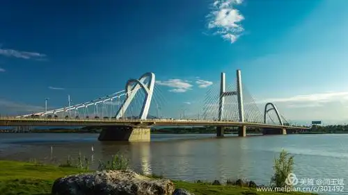 陕西,汉中,汉江湿地景色撩人