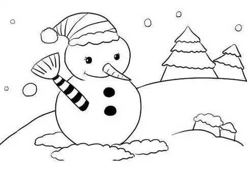冬天雪人简笔画图片大雪人简笔画图片大全    在北方的冬季每到2018
