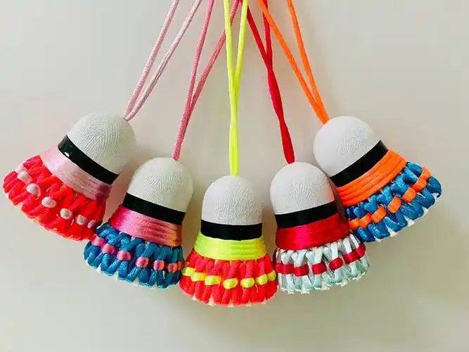 羽毛球挂件 羽毛球挂件饰品diy手工制作创意可爱活动礼物纪念品定制
