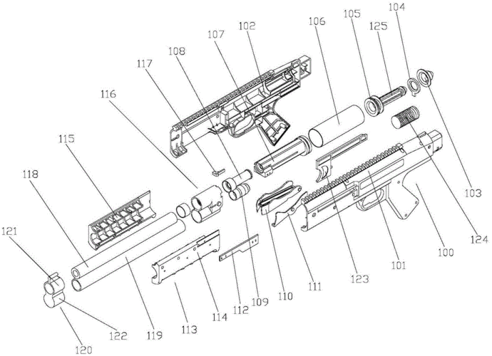 cn209027357u_一种水弹玩具枪有效