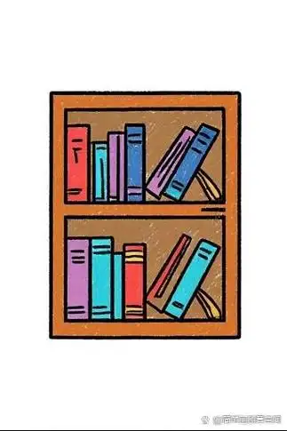 📚图书馆的简笔画,既美观又易画✨