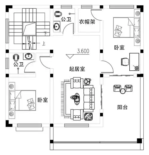 现代三层别墅设计图平面图