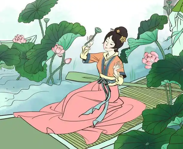 采莲曲王昌龄唐诗注释翻译赏析