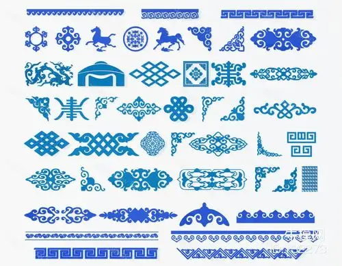 蒙古元素3d模型下载